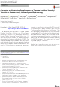 Cover page: Correction to: Monitoring Dose Response of Cyanide Antidote Dimethyl Trisulfide in Rabbits Using Diffuse Optical Spectroscopy