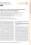 Cover page: SMLFire1.0: a stochastic machine learning (SML) model for wildfire activity in the western United States