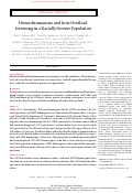 Cover page: Hemochromatosis and Iron-Overload Screening in a Racially Diverse Population