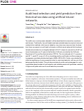 Cover page: Audit lead selection and yield prediction from historical tax data using artificial neural networks