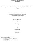 Cover page: Estimating the Effect of Sexism on Perceptions of Property, White-Collar, and Violent Crimes