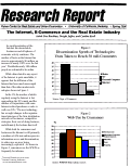 Cover page of The Internet, E-Commerce and the Real Estate Industry