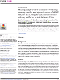 Cover page: Moving away from the unit cost. Predicting country-specific average cost curves of VMMC services accounting for variations in service delivery platforms in sub-Saharan Africa.