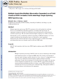 Cover page: Multiple acquisition/multiple observation separated local field/chemical shift correlation solid-state magic angle spinning NMR spectroscopy