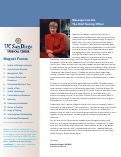 Cover page of Message from the Chief Nursing Officer