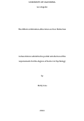 Cover page: The Effects of Attention Allocation on Fear Extinction