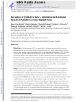 Cover page: Perception of Child-Directed Versus Adult-Directed Emotional Speech in Pediatric Cochlear Implant Users.