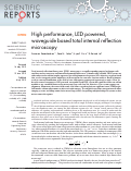 Cover page: High performance, LED powered, waveguide based total internal reflection microscopy