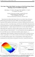 Cover page: First order finite-orbit-width corrections in CQL3D Ion fokker-planck modeling of the NSTX HHFW experiment