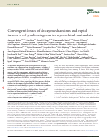 Cover page: Convergent losses of decay mechanisms and rapid turnover of symbiosis genes in mycorrhizal mutualists