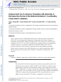 Cover page: Antipsychotic Use in a Diverse Population With Dementia: A Retrospective Review of the National Alzheimer’s Coordinating Center Database