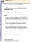 Cover page: Upregulation of glucose metabolism by NF-κB2/p52 mediates enzalutamide resistance in castration-resistant prostate cancer cells