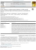 Cover page: Genetic deficiency or pharmacological inhibition of soluble epoxide hydrolase ameliorates high fat diet-induced pancreatic β-cell dysfunction and loss