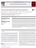 Cover page: Does mental status impact therapist and patient communication in emergency department brief interventions addressing alcohol use?