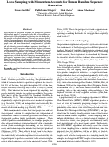 Cover page: Local Sampling with Momentum Accounts for Human Random Sequence Generation