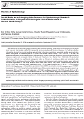 Cover page: Social Media as an Emerging Data Resource for Epidemiologic Research: Characteristics of Regular and Nonregular Social Media Users in Nurses Health Study II.