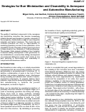 Cover page of Strategies for Burr Minimization and Cleanability in Aerospace and Automotive Manufacturing