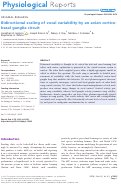 Cover page: Bidirectional scaling of vocal variability by an avian cortico‐basal ganglia circuit