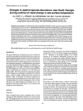 Cover page: Changes in seabird species abundance near South Georgia during a period of rapid change in sea surface temperature