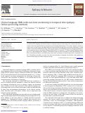 Cover page: Clinical language fMRI with real-time monitoring in temporal lobe epilepsy: Online processing methods