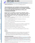 Cover page: Clinical Delineation and Localization to Chromosome 9p13.3–p12 of a Unique Dominant Disorder in Four Families: Hereditary Inclusion Body Myopathy, Paget Disease of Bone, and Frontotemporal Dementia