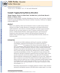 Cover page: Synaptic tagging during memory allocation