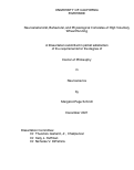 Cover page: Neuroanatomical, Behavioral, and Physiological Correlates of High Voluntary Wheel Running