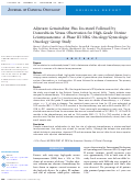 Cover page: Adjuvant Gemcitabine Plus Docetaxel Followed by Doxorubicin Versus Observation for High-Grade Uterine Leiomyosarcoma: A Phase III NRG Oncology/Gynecologic Oncology Group Study.