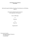 Cover page: Molecular Recognition Modeling: Free Energy, Protein Dynamics and Unbinding Pathways