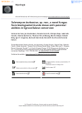 Cover page: Talaromyces borbonicus, sp. nov., a novel fungus from biodegraded Arundo donax with potential abilities in lignocellulose conversion