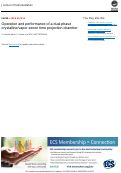 Cover page: Operation and performance of a dual-phase crystalline/vapor xenon time projection chamber