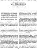 Cover page: Different kinds of cognitive plausibility: why are transformers better than RNNs at predicting N400 amplitude?