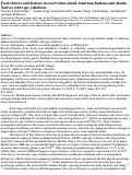 Cover page: Food choices and distress in reservation-based American Indians and Alaska Natives with type 2 diabetes