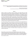 Cover page: <strong>Recycling Intentions Among Karachi's University Students: An Extended Theory of Planned Behavior Approach Considering Convenience and Consumer Innovativeness</strong>