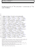 Cover page: Double-beta decay of 130Te to the first 0+ excited state of 130Xe with CUORE-0