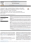 Cover page: Outcomes for type C proximal humerus fractures in the adult population: comparison of nonoperative treatment, locked plate fixation, and reverse shoulder arthroplasty