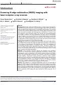 Cover page of Scanning K-edge subtraction (SKES) imaging with laser-compton x-ray sources