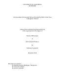 Cover page: An Assessment of Ecosystem Services Provided by Street Trees in Bangkok, Thailand