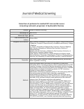 Cover page: Selection of patients for large mailed fecal immunochemical test colorectal cancer screening outreach programs: A systematic review