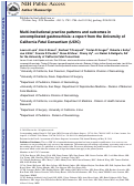 Cover page: Multi-institutional practice patterns and outcomes in uncomplicated gastroschisis: a report from the University of California Fetal Consortium (UCfC).