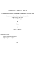 Cover page: The Extension of Symbolic Dynamics to 3D Volume-Preserving Maps