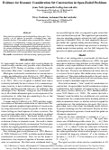 Cover page: Evidence for Dynamic Consideration Set Construction in Open-Ended Problems