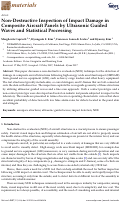 Cover page: Non-Destructive Inspection of Impact Damage in Composite Aircraft Panels by Ultrasonic Guided Waves and Statistical Processing