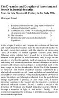 Cover page of The Dynamics and Direction of American and French Industrial Societies: From the Late Nineteenth Century to the Early 2000s