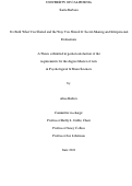 Cover page: It's Both What You Said and the Way You Said It: Secret-Sharing and Interpersonal Evaluations