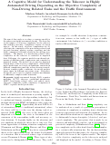 Cover page: A Cognitive Model for Understanding the Takeover in HighlyAutomated Driving Depending on the Objective Complexity ofNon-Driving Related Tasks and the Traffic Environment.