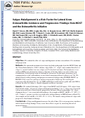 Cover page: Valgus malalignment is a risk factor for lateral knee osteoarthritis incidence and progression: Findings from the multicenter osteoarthritis study and the osteoarthritis initiative