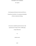 Cover page: Evaluating Special Education Instructional Practices Using Observation Rubrics: Investigating the Reliability of School Administrator Ratings