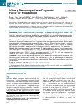 Cover page: Urinary Plasmin(ogen) as a Prognostic Factor for Hypertension