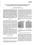 Cover page: Measurements of Modulus of Elasticity, Poisson's Ratio and Thermal Contraction of Epoxy Impregnated Niobium-Tin Cable